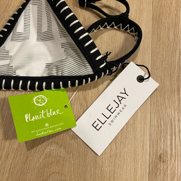 NWT ELLEJAY swimwear triangle top Aztec print size small - Picture 3 of 6